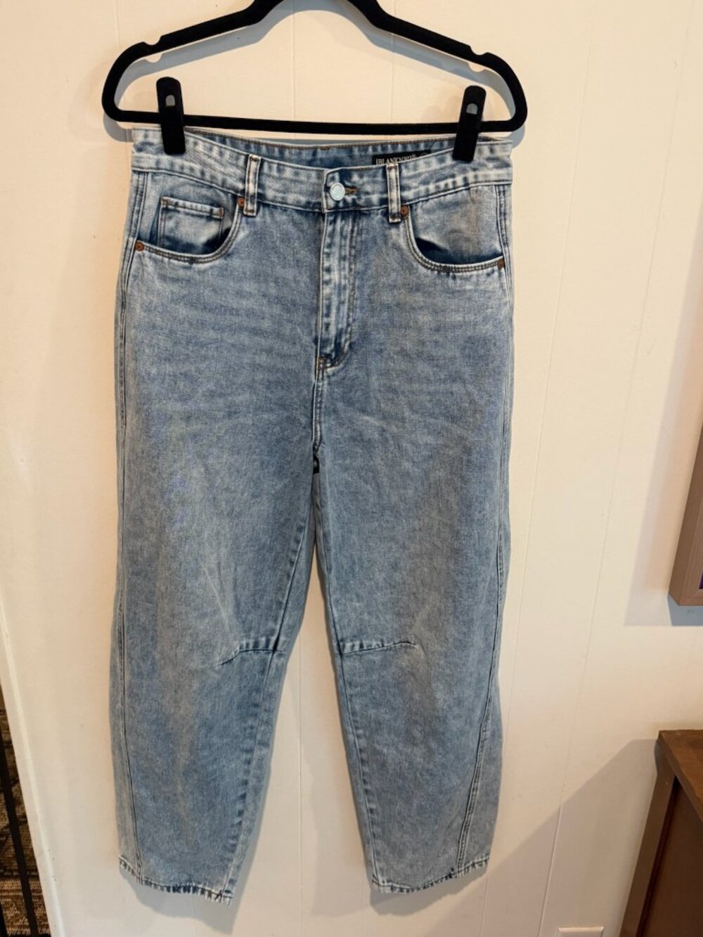 BlankNYC High Rise jeans in light acid wash, size 29
